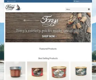 Tonyssmokehouse.com(Premium Seafood From Oregon and The Columbia River Gorge) Screenshot