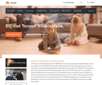 Tonzon.nl(Innovatieve en duurzame isolatie) Screenshot