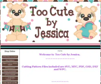 Toocutebyjessica.com(toocutebyjessica) Screenshot