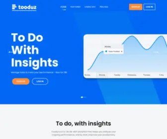 Tooduz.com(To-Do List With Insights) Screenshot