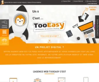 Tooeasy.fr(Agence web de création de site internet à Valence (Drôme)) Screenshot