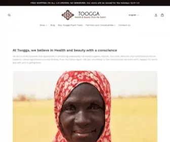 Toogga.com(Sustainable Organic Health & Beauty Products) Screenshot