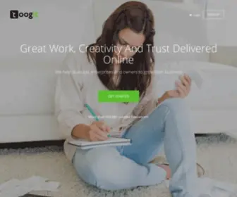 Toogit.com(Work Online For Online Jobs) Screenshot