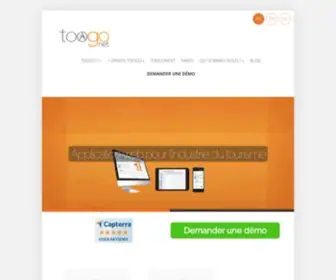 Toogonet.fr(Toogo: Logiciel pour agence de Voyage et tour opérateurs) Screenshot