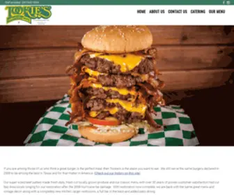 Tookiesburgers.com(Come To Tookies Burgers) Screenshot