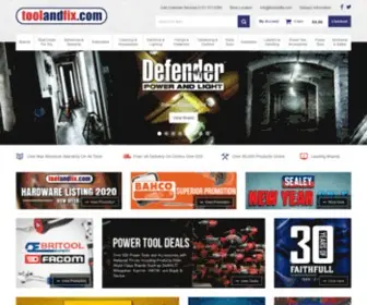 Toolandfix.com(Tool and Fix is an online supplier of Trade and DIY products) Screenshot
