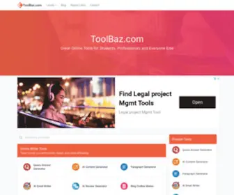Toolbaz.com(FASTPANEL) Screenshot
