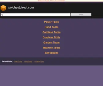 Toolchestdirect.com(Power Tools) Screenshot