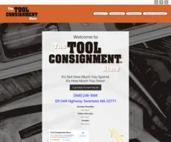 Toolconsignment.com(The Tool Consignment® Store) Screenshot