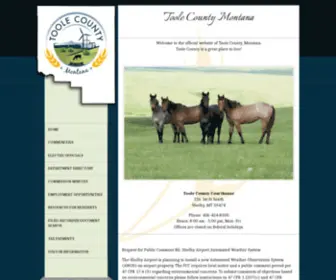 Toolecountymt.gov(Toole County MT) Screenshot