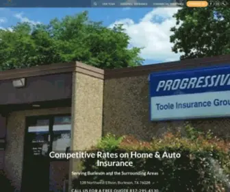 Tooleinsurancegroup.com(Serving Burleson and the Surrounding Areas) Screenshot