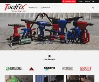 Toolfix.com.au(Online Supplier of Rivets) Screenshot