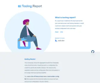 Tooling.report(Overview) Screenshot
