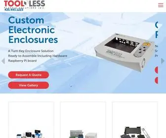 Toolless.com(Custom Plastic Enclosures) Screenshot