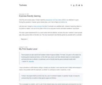 Toolness.org(Redirection) Screenshot