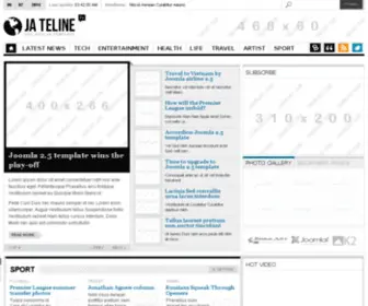 Tooloaded.com(Newspaper template Joomla 2.5) Screenshot