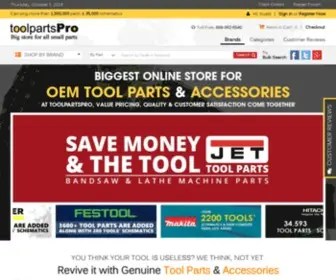 Toolpartspro.com(Home of Genuine Power Tool Parts) Screenshot