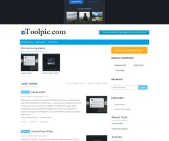 Toolpic.com(Photoshop Online Free Editor) Screenshot
