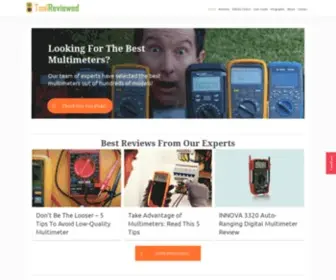 Toolreviewed.com(Best Multimeters and Tool Review site) Screenshot