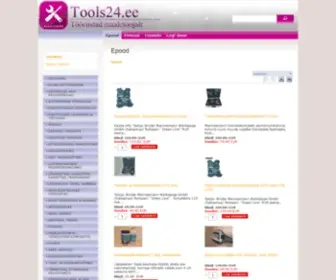 Tools24.ee(Tööriistad maaletoojalt) Screenshot