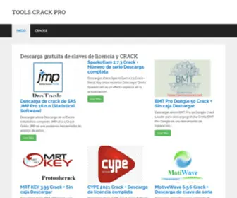 Toolscrackpro.info(Tools Crack Pro) Screenshot