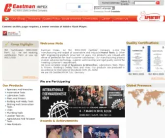 Toolseastman.com(Eastman Impex) Screenshot