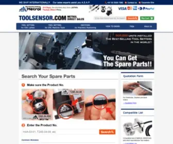 Toolsensor.com(/ Metrol Direct Sales Site) Screenshot