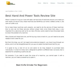 Toolseverywhere.com(Best Hand And Power Tools Review Site) Screenshot