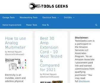 Toolsgeeks.com(Tools geeks) Screenshot