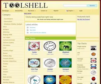 Toolshell.org(Toolshell Flash Clocks) Screenshot