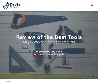 Toolsmentor.com(Tools Mentor) Screenshot