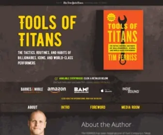 Toolsoftitans.com(Tools of Titans) Screenshot
