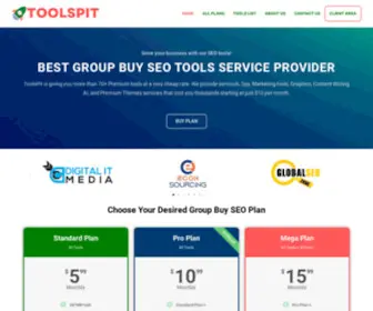 Toolspit.com(Best Cheap Group Buy SEO Tools Service Provider) Screenshot