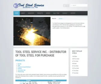 Toolsteel.com(Tool Steel Service Inc) Screenshot