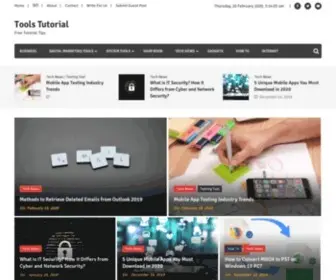 Toolstutorial.com(Tools Tutorial) Screenshot