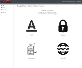 Toolswow.com(Free Online Tools) Screenshot