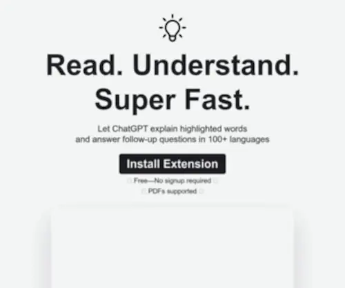 Tooltips.ai(AI-Augmented Reading Extension) Screenshot