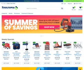 Tooltopia.com(Automotive Tools and Equipment) Screenshot