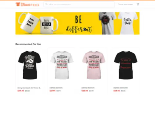 Toomtees.com(Shop for printed t) Screenshot