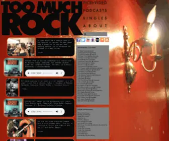 Toomuchrock.com(Too Much Rock) Screenshot