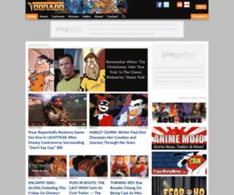 Toonado.com(Cartoon and Animated Movie News) Screenshot