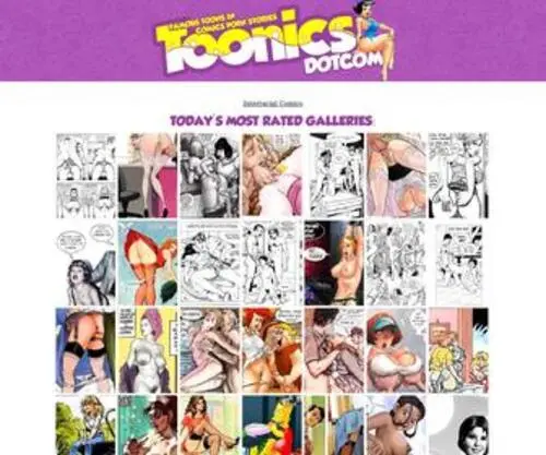 Toonics.com(toonics) Screenshot