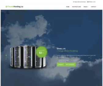 Tooniehosting.ca(Cheap Web Hosting) Screenshot