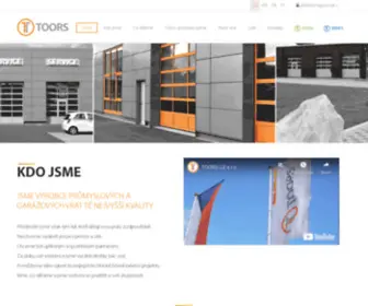 Toors.cz(Výrobce průmyslových a garážových sekčních vrat) Screenshot