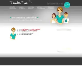 Toosurtoo.com(TooSurToo Annuaire) Screenshot