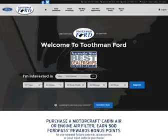 Toothmanford.net(Toothman Ford Sales Inc) Screenshot