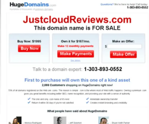 Top-10-Cloud-Storage.com(Just Cloud Reviews) Screenshot