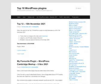 Top-10-WP-Plugins.com(Top 10 WordPress plugins) Screenshot