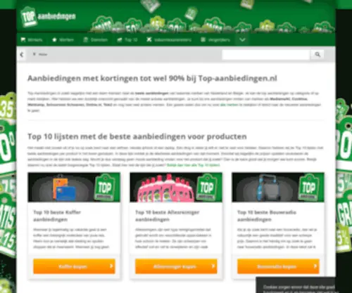 Top-AAnbiedingen.nl(Top Aanbiedingen) Screenshot