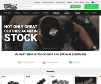 Top-Armyshop.com(Army surplus) Screenshot